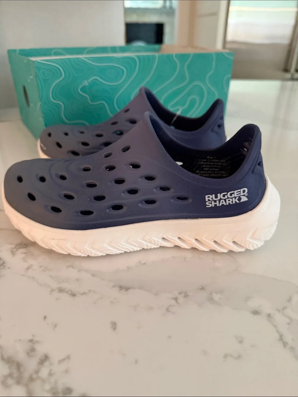 Kids Slip-On Aqua Water Shoes in Purple Ombré with White Sole